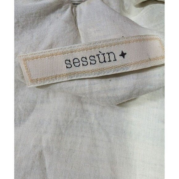 Sessun Rosselito Jacquard Tweed Open Back Shift Mini Dress Sz XS Lined N88 - Picture 9 of 11